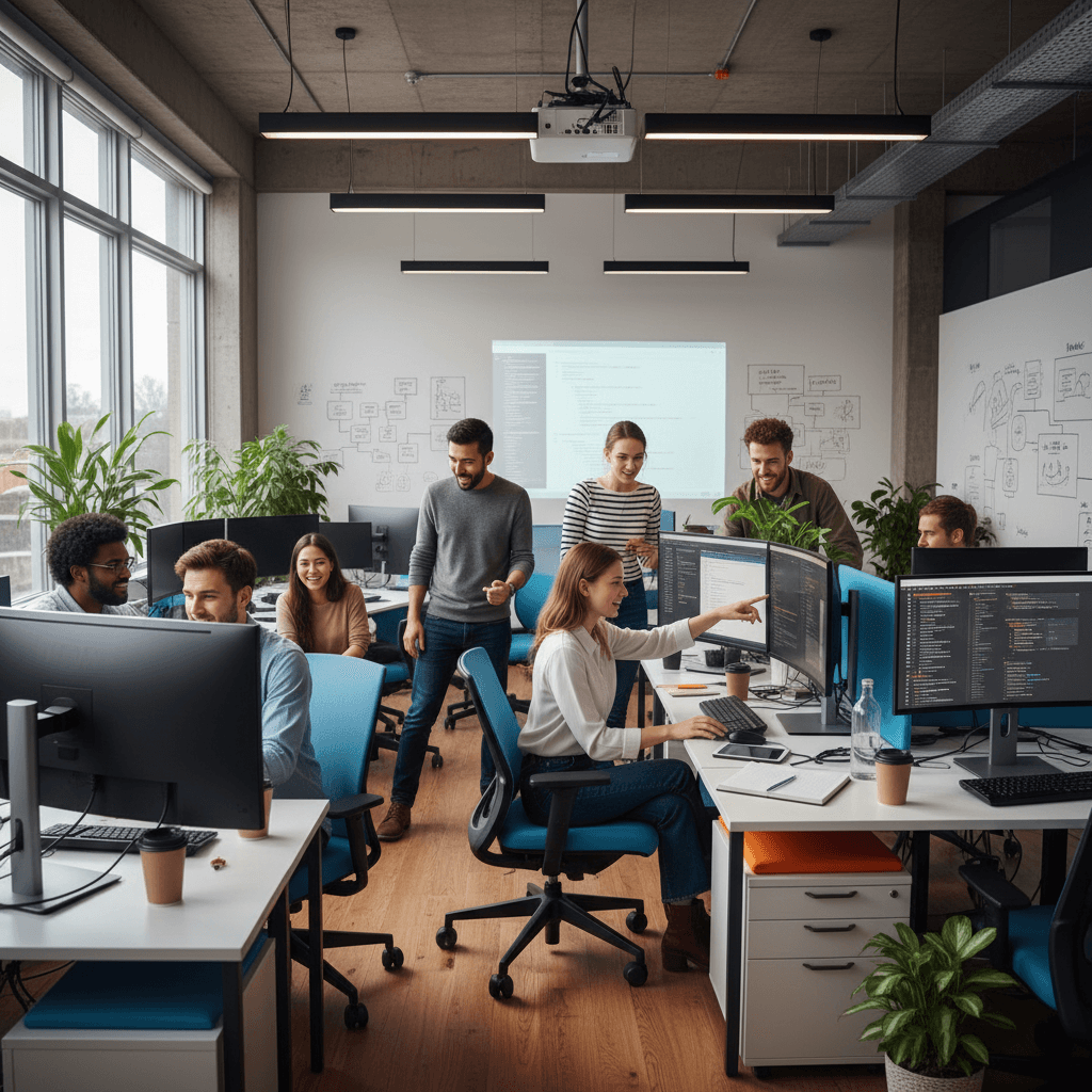 Equinox Consultancy team working on innovative technology solutions