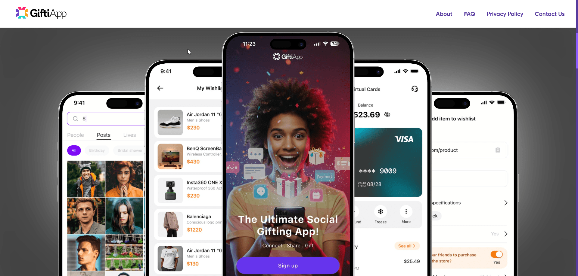 Gifti App — The Ultimate Social Gifting Platform — screenshot